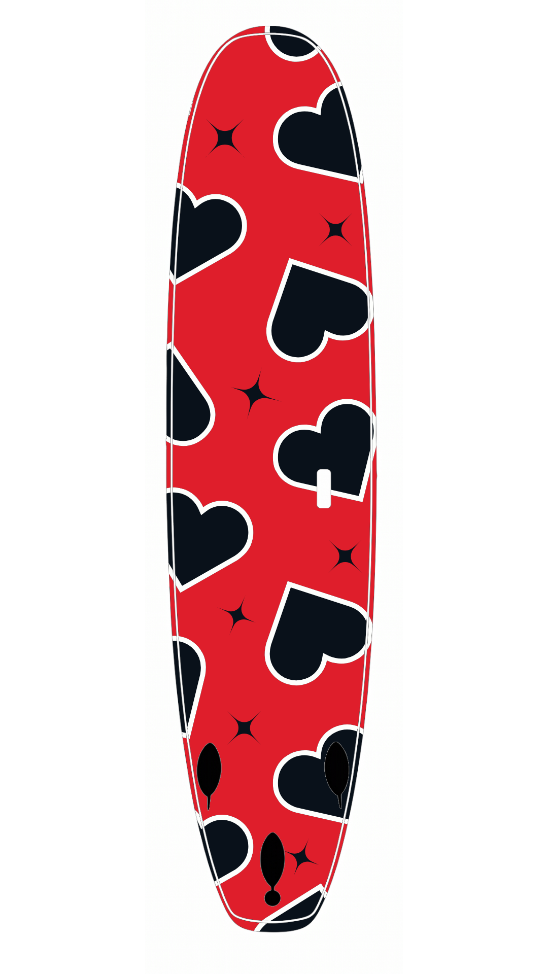 Heart Throb — House of Gnarly surfboard available for reservation