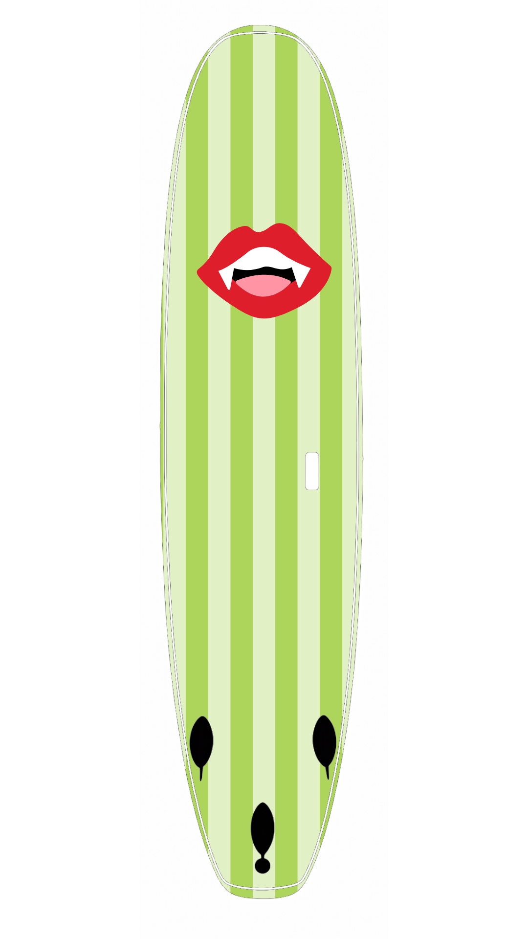 Fangs — House of Gnarly surfboard available for reservation