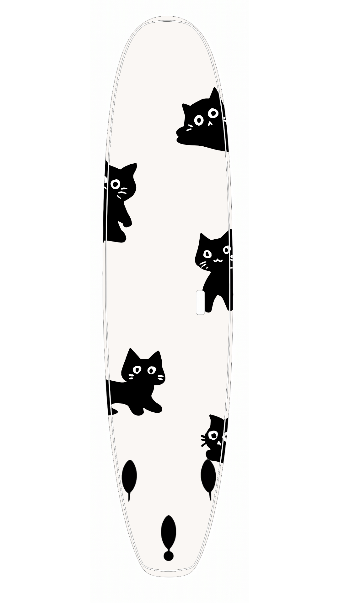 Cat — House of Gnarly surfboard available for reservation
